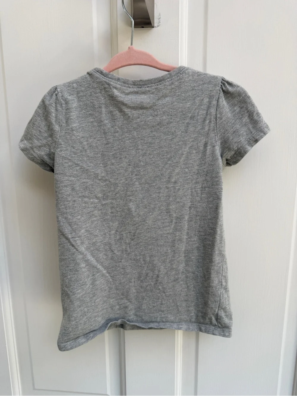 Old Navy 4T Girls Gray Tutu Cute Short Sleeve Tee Shirt Top Blous Pink Ballerina